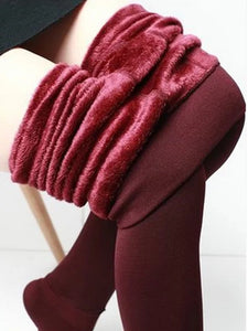 Ankle Warm Fleece Legging Women's Winter Warm Fleece Leggings