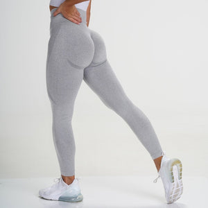 Womens Green High Waist Gym Yoga Scrunch Bum Leggings -  Canada